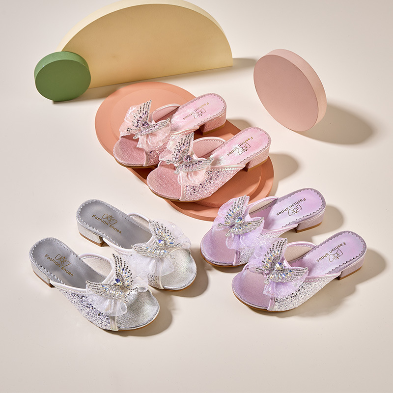 Kids Indoor Outdoor Slippers - 여름 아동 슬리퍼 공주 슬립온 샌들
