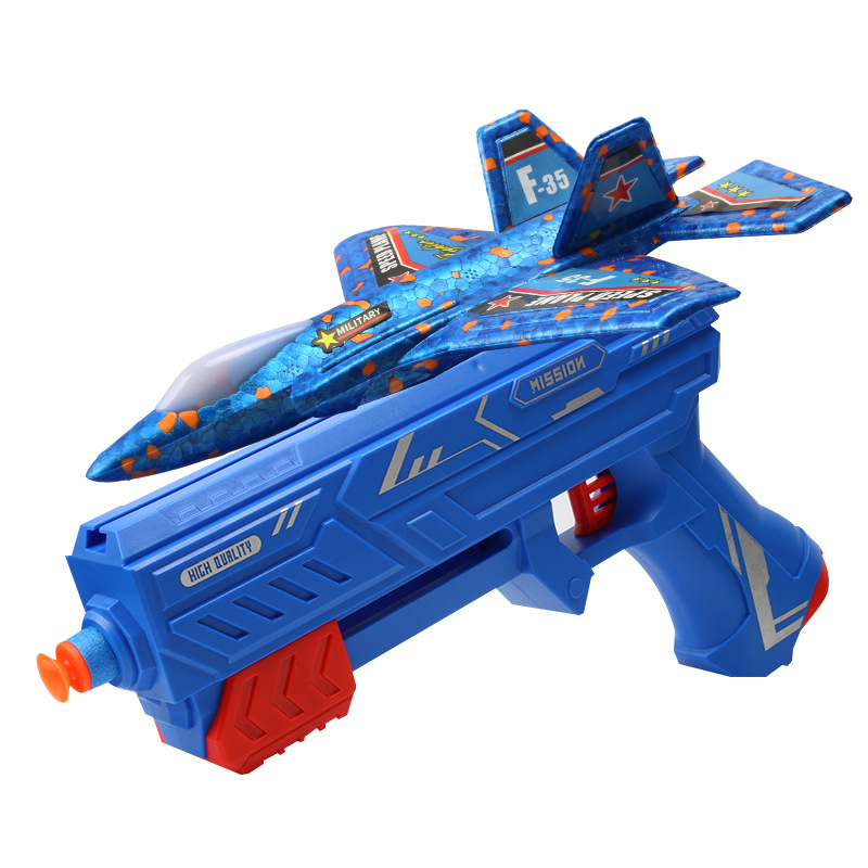 Kids Outdoor Activity Set - 어린이용 F-35 발사기 폼 비행기 투석기,