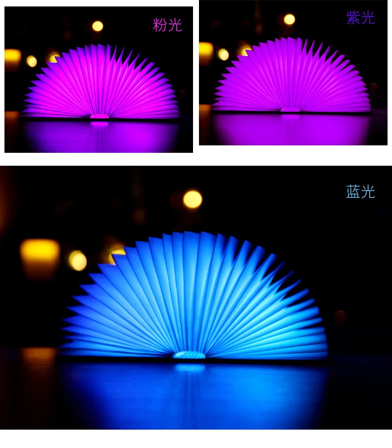 3D 접는 크리 에이 티브 LED 밤 빛 RGB 컬러  - Kids Outdoor Wooden Table 리뷰 및 가격
