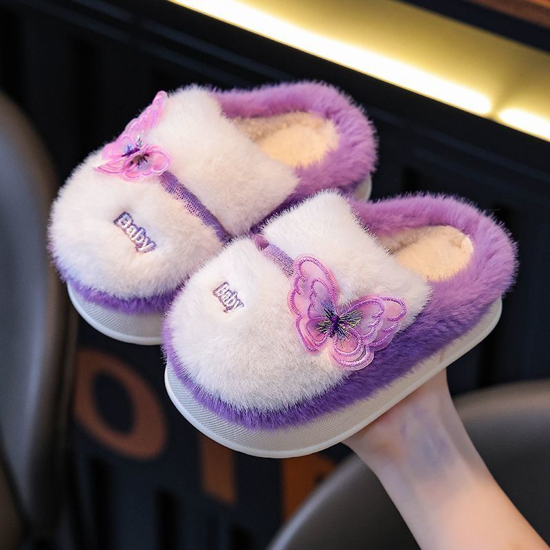2025년 신상 아기용 보온 면 슬리퍼 가을 겨울 두꺼 - Kids Indoor Outdoor Slippers 리뷰 및 가격
