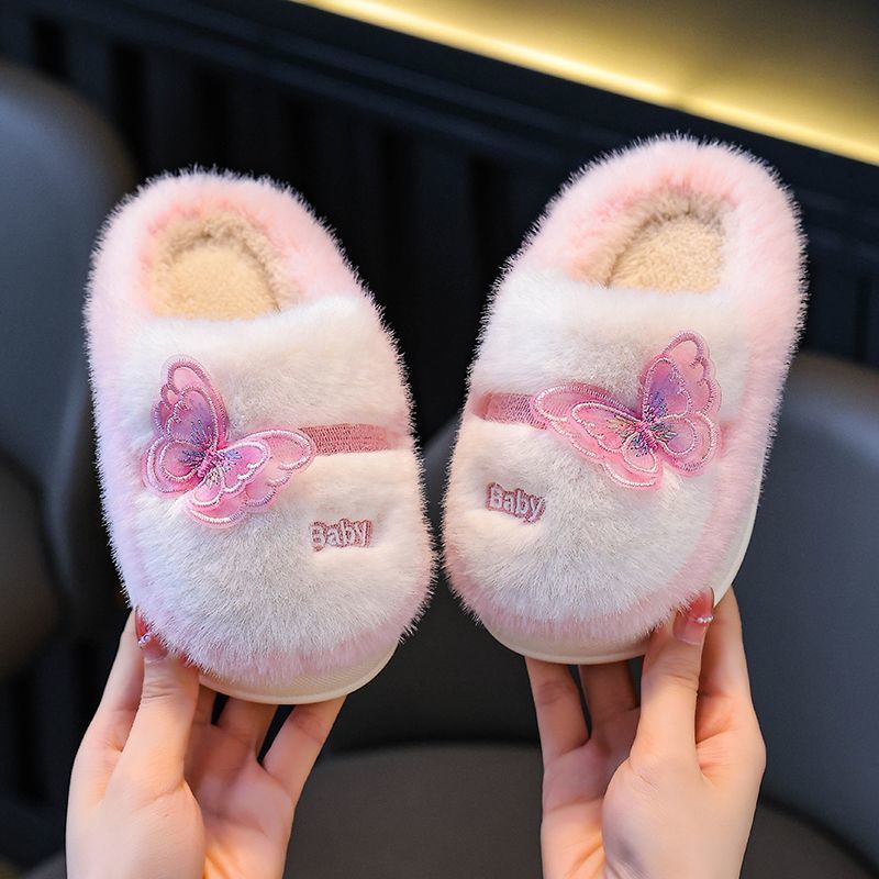2025년 신상 아기용 보온 면 슬리퍼 가을 겨울 두꺼 - Kids Indoor Outdoor Slippers 리뷰 및 가격