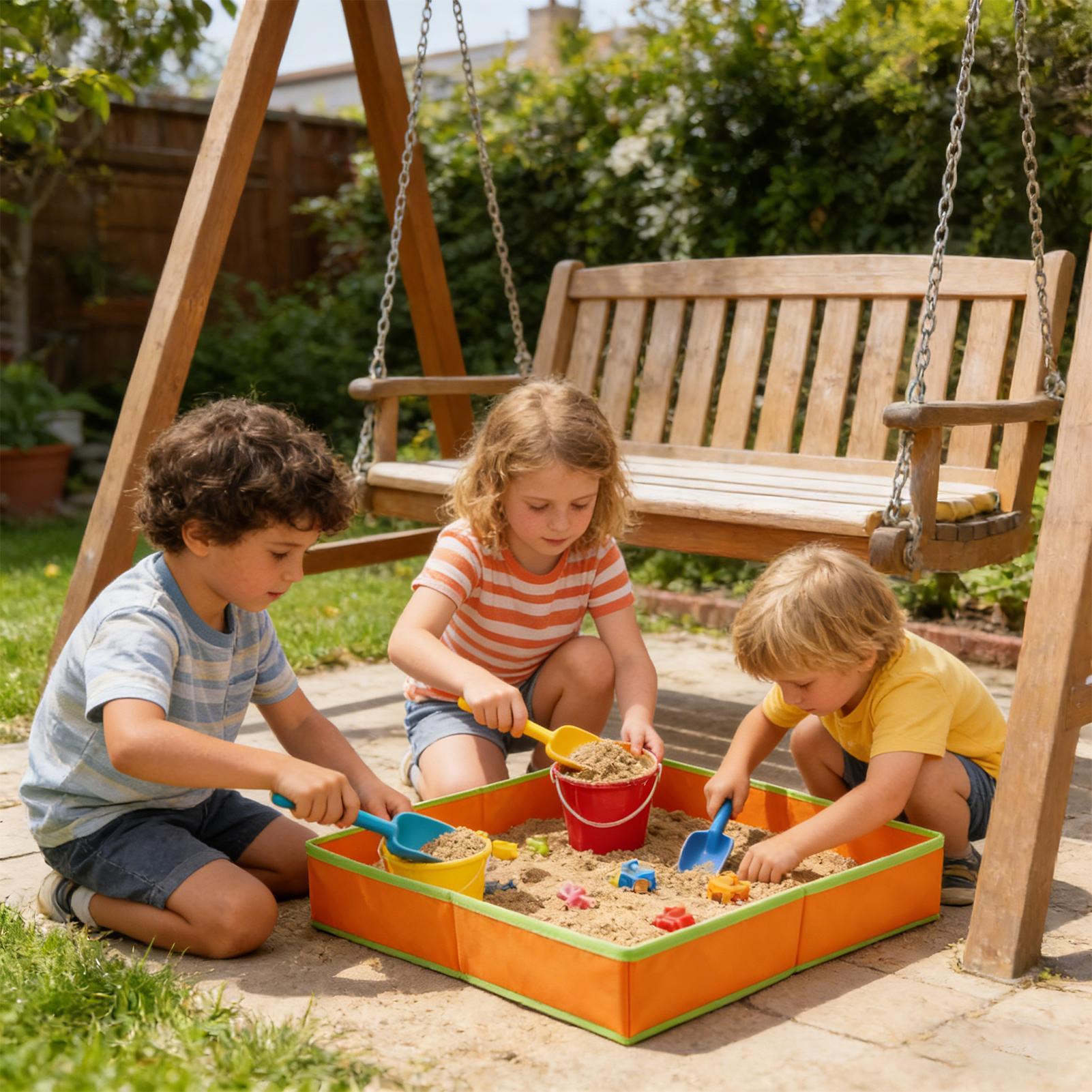 어린이용 모래놀이 테이블, 야외 감각놀이 테이블, 접이 - Kids Outdoor Garden 리뷰 및 가격