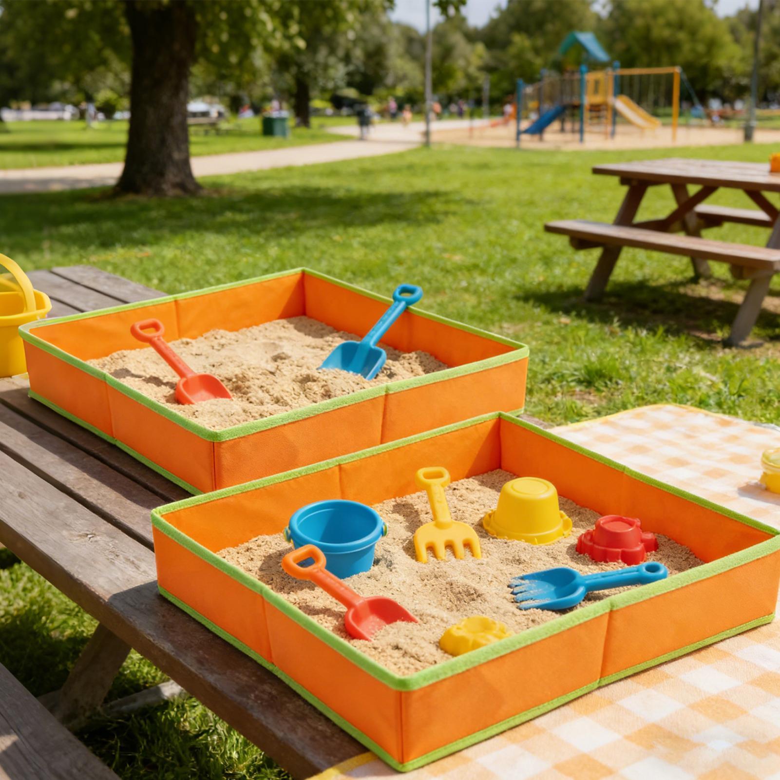 어린이용 모래놀이 테이블, 야외 감각놀이 테이블, 접이 - Kids Outdoor Garden 리뷰 및 가격