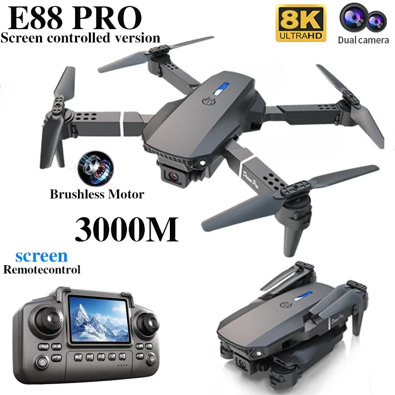 전문 E88 프로 드론 스크린 8K HD 카메라 WiF - Kids Outdoor Activity Set 리뷰 및 가격
