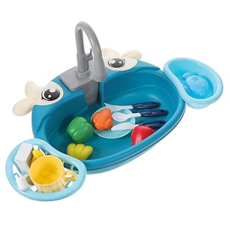 유아용 전기 순환식 물놀이 주방 세트, 식기세척기 싱크 - Kids Outdoor Kitchen Set 리뷰 및 가격
