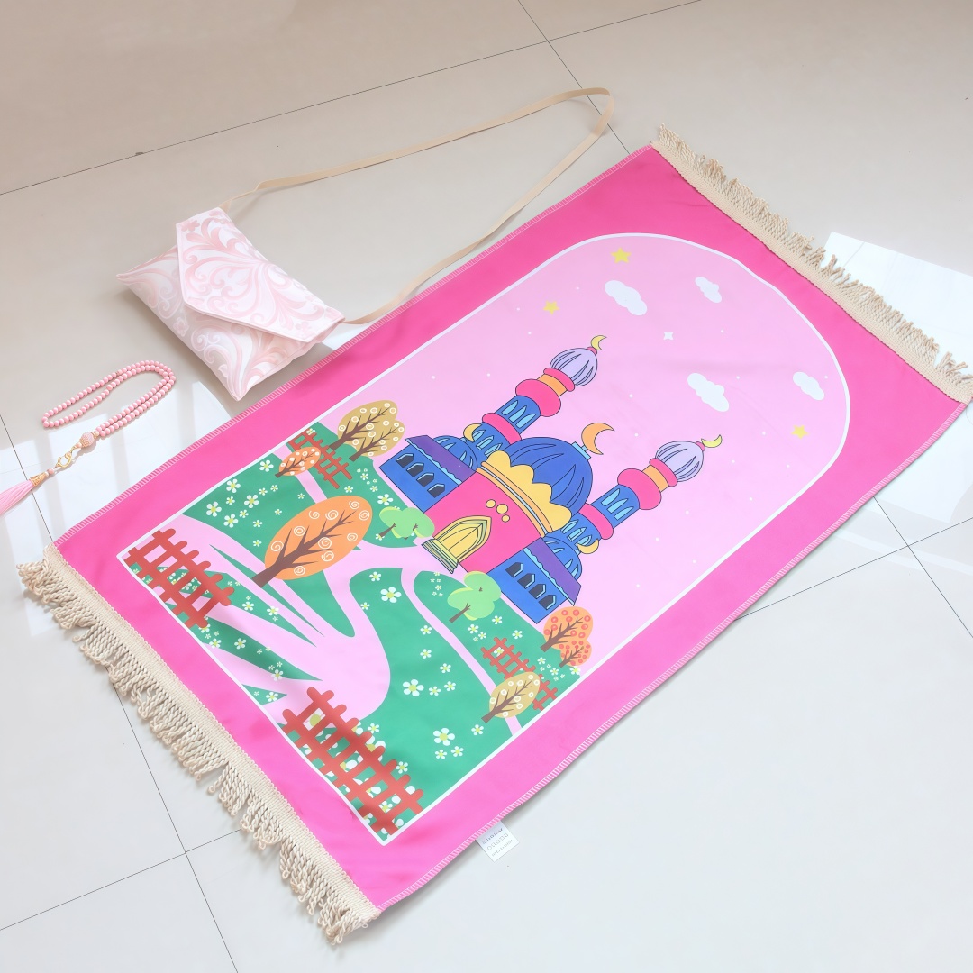 어린이용 크로스백 세트(어린아이풍 프린트), 벨벳 기도 - Kids Outdoor Floor Cushions 리뷰 및 가격