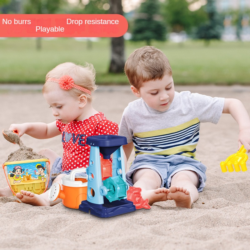 해변 모래 놀이 도구 세트 모래 양동이 체망 깔때기 모 - Kids Outdoor Activity Set 리뷰 및 가격