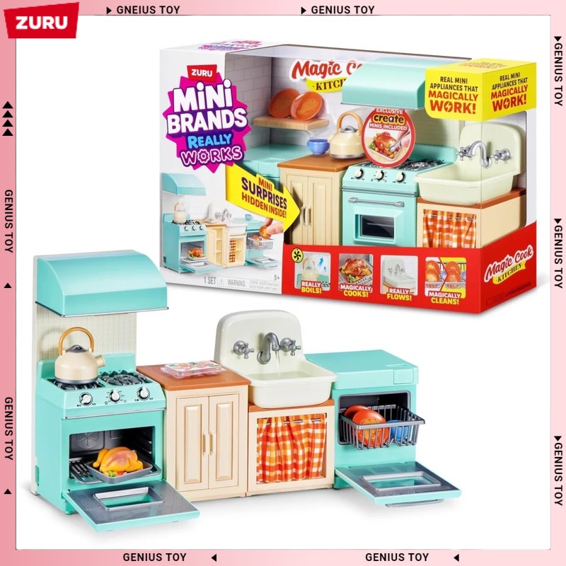 주루 미니 브랜드 매직 쿡 키친 세트 서프라이즈 장난감 - Kids Outdoor Kitchen Set 리뷰 및 가격