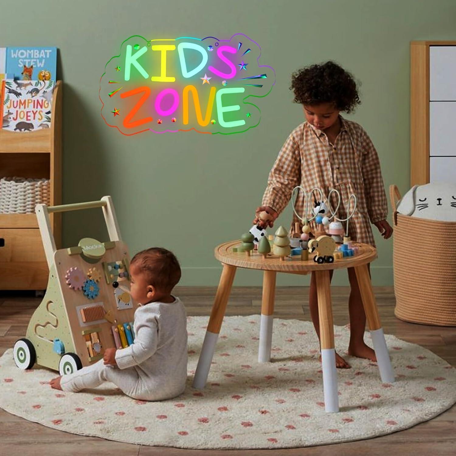 키즈존 네온사인 아트 벽등 USB 전원 LED 조명,  - Kids Outdoor Zone 리뷰 및 가격