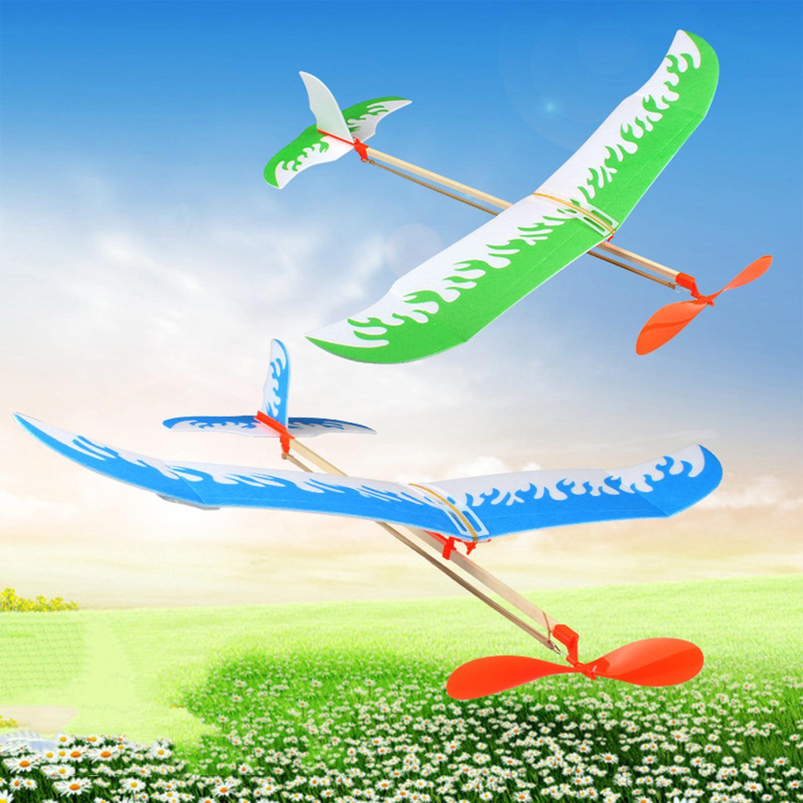 고무줄 비행기 동력 글라이더 항공기 키트 비행 게임 놀 - Kids Outdoor Activity Set 리뷰 및 가격