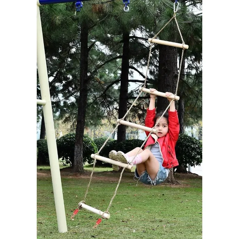 어린이용 나무 로프 사다리 그네 실내외 놀이 장난감 놀 - Kids Outdoor Gear 리뷰 및 가격