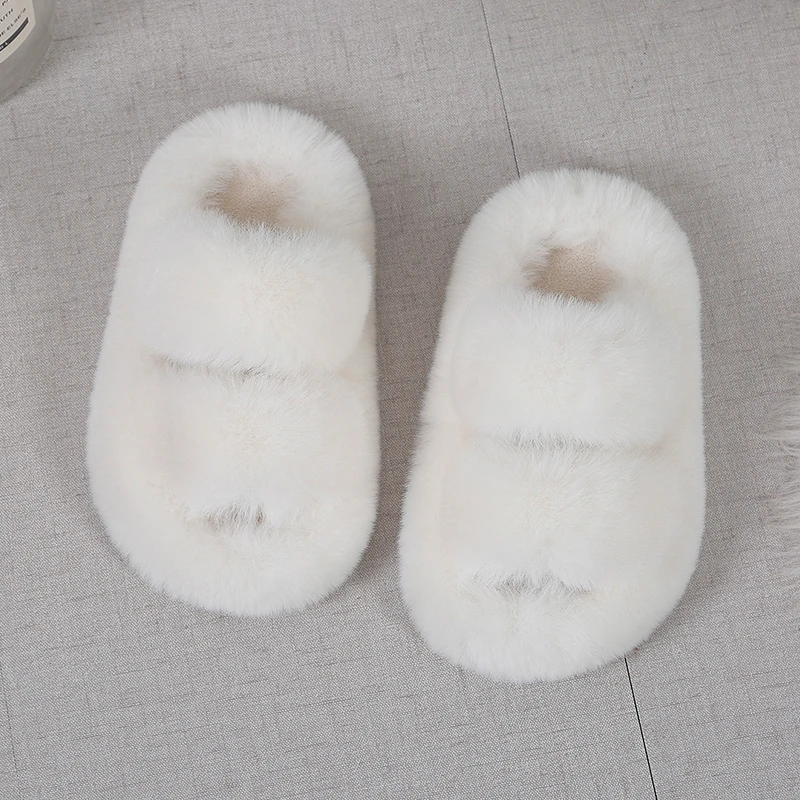 여아용 겨울 모피 슬리퍼, 클래식 심플 플러시 슬리퍼, - Kids Indoor Outdoor Slippers 리뷰 및 가격