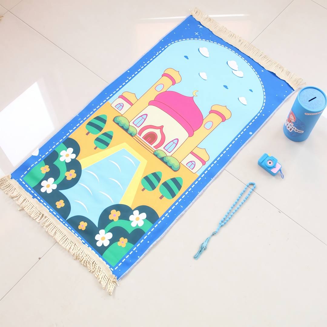 인쇄된 벨벳 어린이 기도 매트, 플록 가공된 예배 쿠션 - Kids Outdoor Floor Cushions 리뷰 및 가격