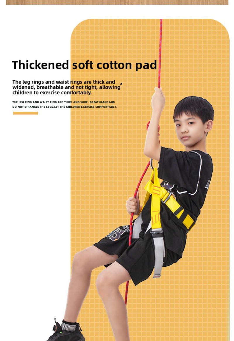 어린이 야외 하네스 스포츠 암벽 등반 반신 안전 보호  - Kids Outdoor Gear 리뷰 및 가격